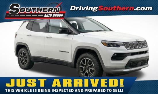 Bright White Clearcoat 2025 Jeep Compass Trailhawk 4WD SUV / Crossover Four-Wheel Drive 8-Speed Automatic