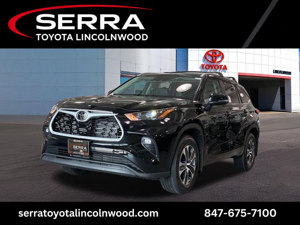Midnight Black Metallic 2026 Toyota Highlander SUV / Crossover All-Wheel Drive 8-Speed Automatic