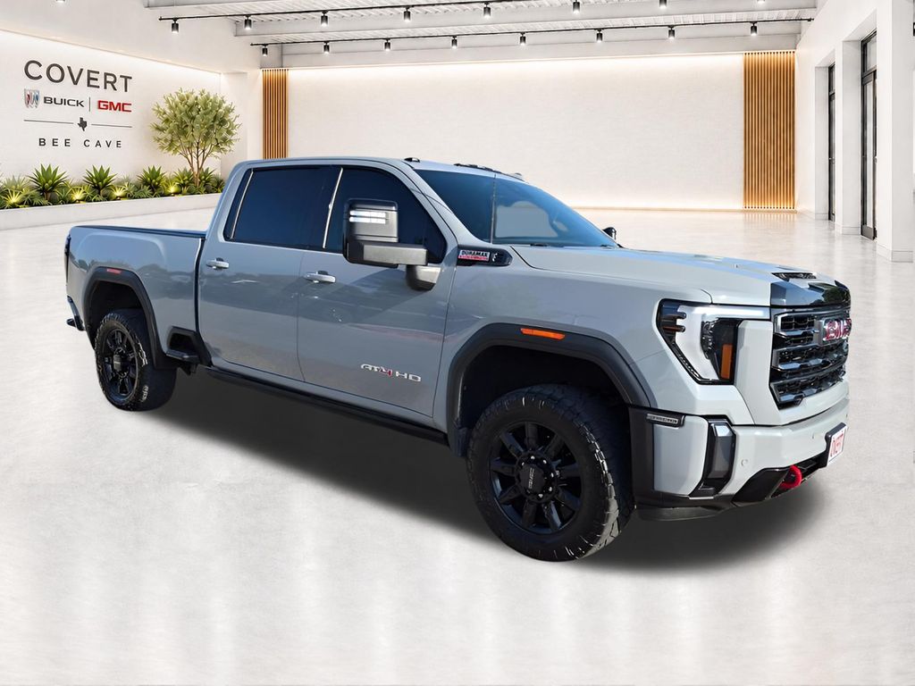 Gray 2024 GMC Sierra 2500HD Pickup Truck Four-Wheel Drive Automatic