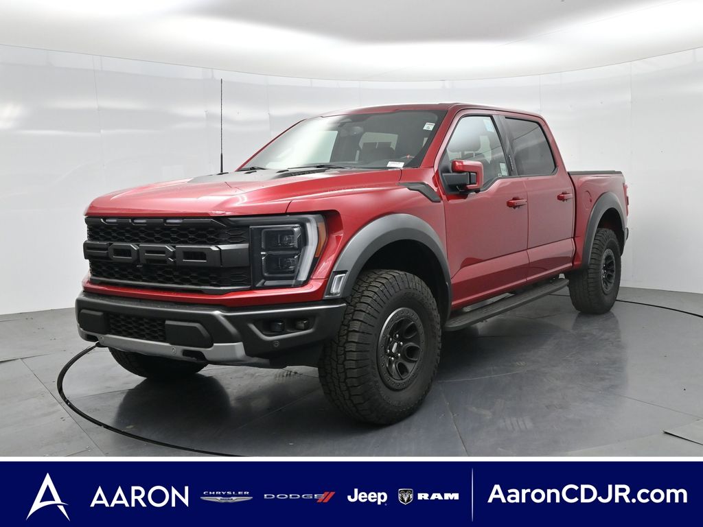 Red Metallic 2023 Ford F-150 Pickup Truck Four-Wheel Drive Automatic