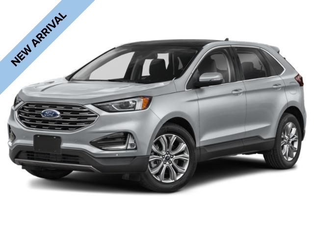 Silver Metallic 2022 Ford Edge Titanium AWD SUV / Crossover All-Wheel Drive 8-Speed Automatic