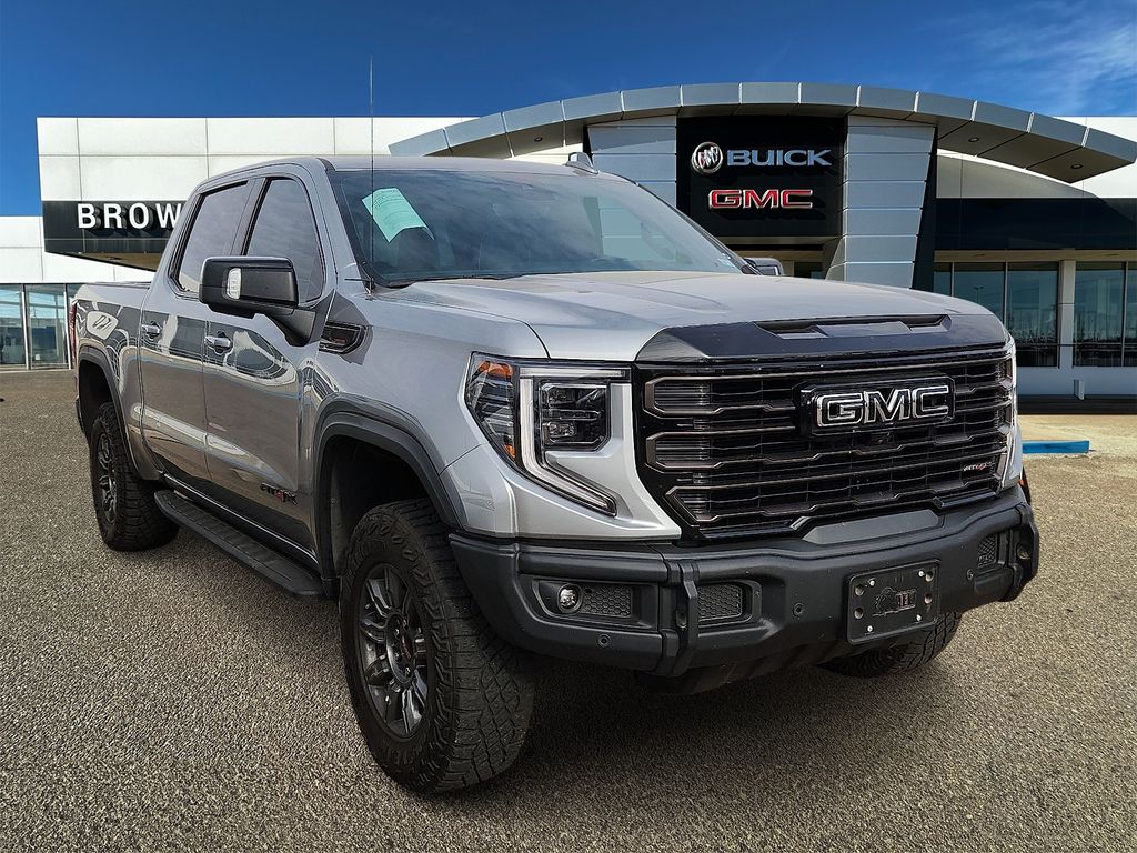 Sterling Metallic 2024 GMC Sierra 1500 AT4X Crew Cab 4WD Pickup Truck Four-Wheel Drive Automatic