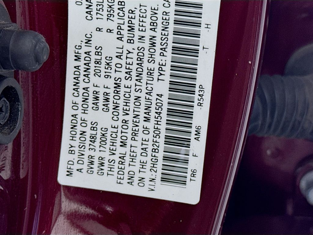 Used Car 2015 Honda Civic  Lx For Sale Under $10,000 In Austin, Texas