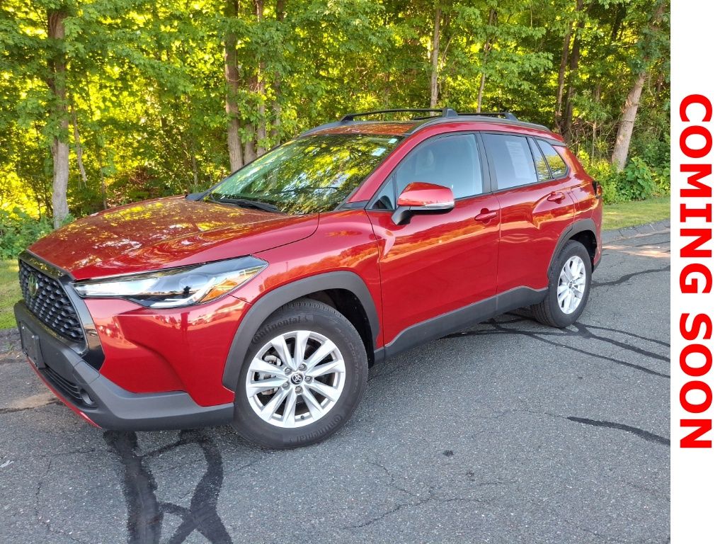 Barcelona Red Metallic 2023 Toyota Corolla Cross LE AWD SUV / Crossover All-Wheel Drive Continuously Variable Transmission