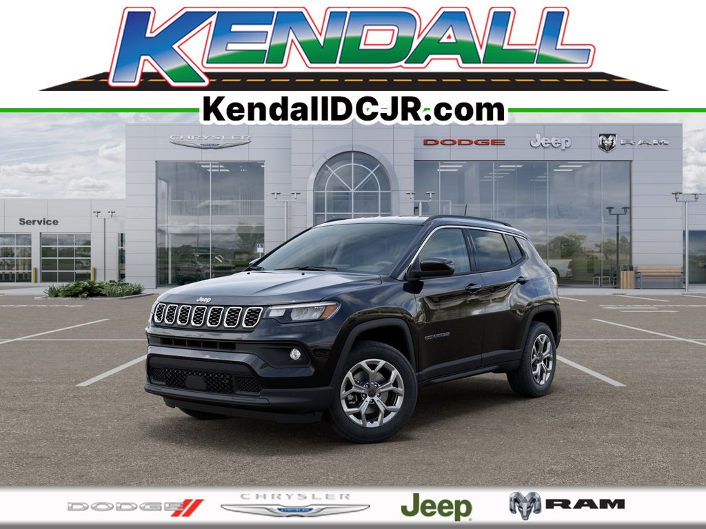 Diamond Black Crystal Pearlcoat 2026 Jeep Compass Latitude 4WD SUV / Crossover Four-Wheel Drive 8-Speed Automatic