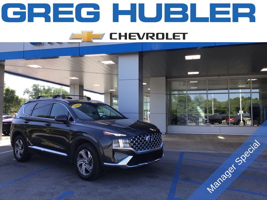 Portofino Gray 2022 Hyundai Santa Fe SUV / Crossover Front-Wheel Drive 8-Speed Automatic