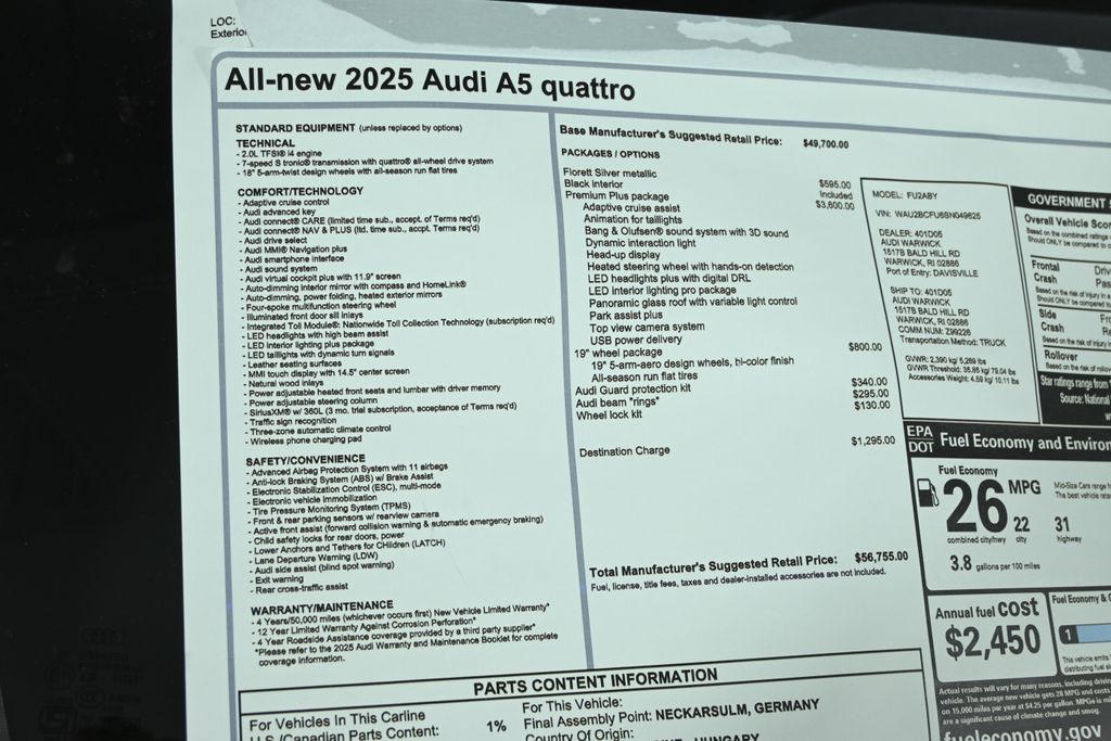 Thumbnail: 2025 Audi A5 - 29
