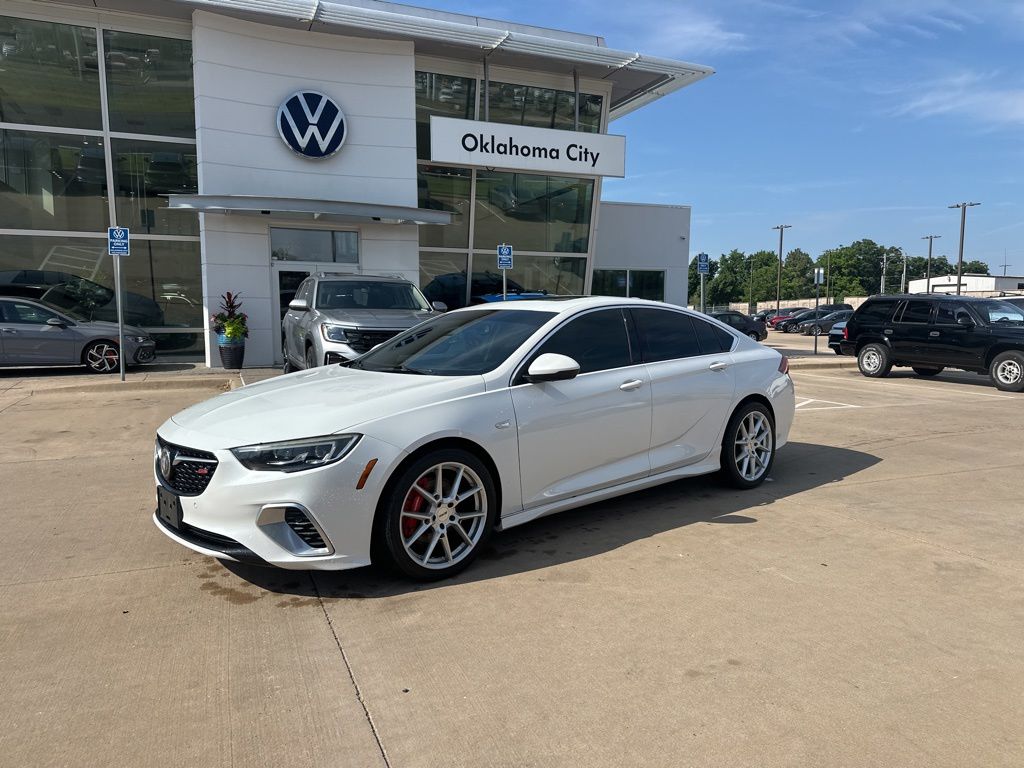 White Frost Tricoat 2020 Buick Regal Sportback GS AWD Sedan All-Wheel Drive 9-Speed Automatic