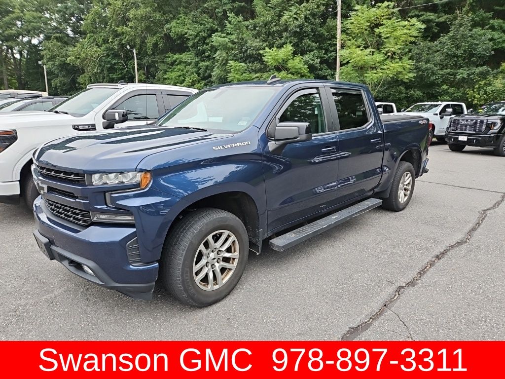 Northsky Blue Metallic 2020 Chevrolet Silverado 1500 Pickup Truck Four-Wheel Drive 8-Speed Automatic