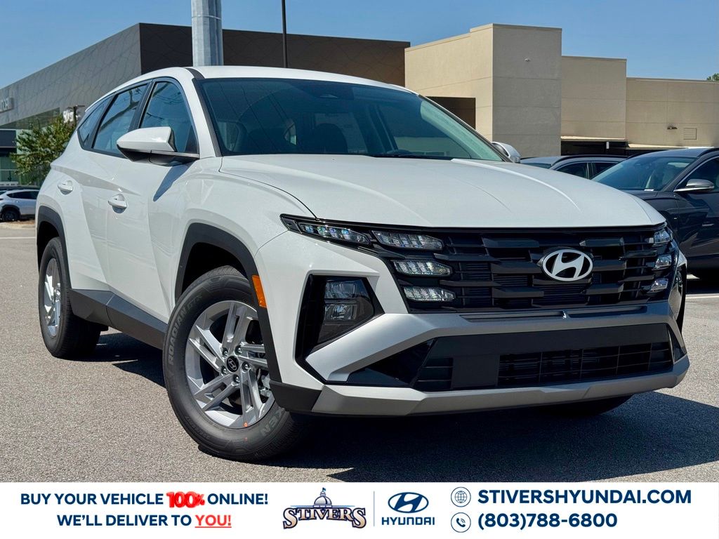White Pearl 2026 Hyundai Tucson SUV / Crossover Front-Wheel Drive 8-Speed Automatic