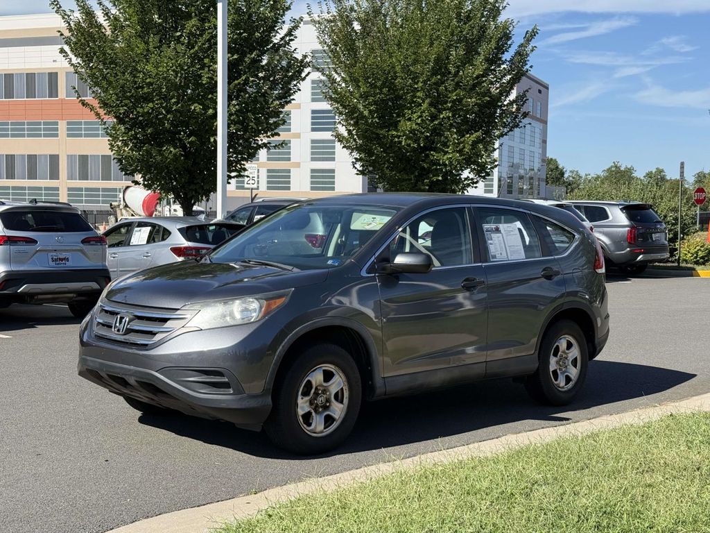 Silver 2014 Honda CR-V SUV / Crossover All-Wheel Drive 5-Speed Automatic