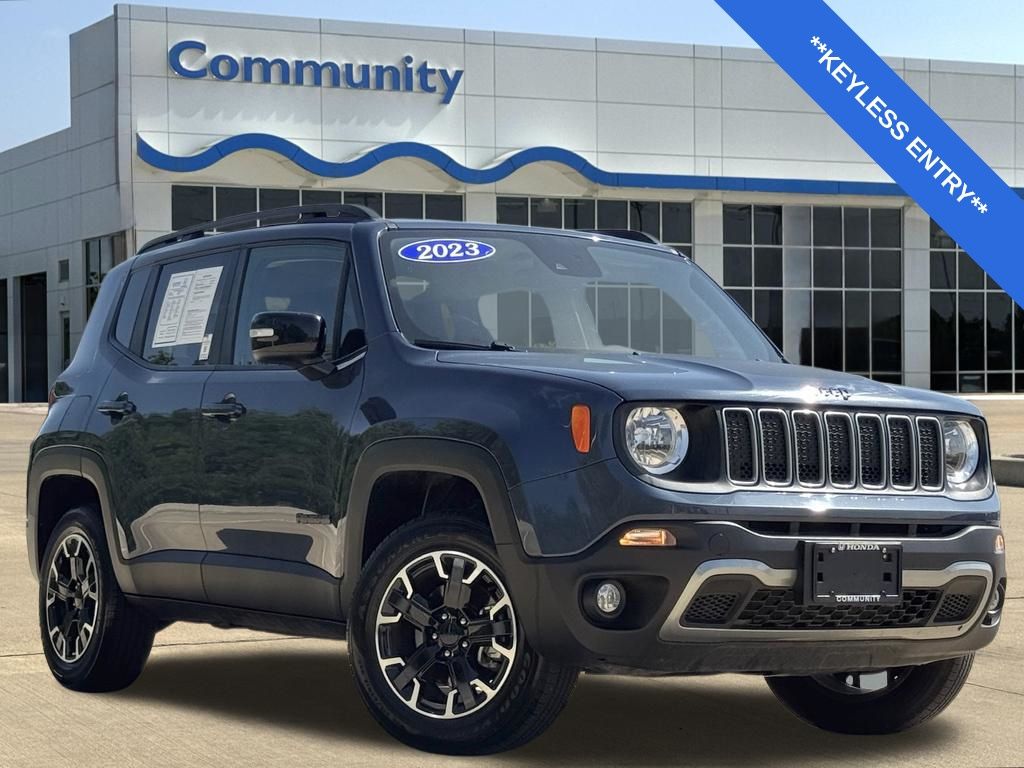 2023 Jeep Renegade Latitude Blue at DeMontrond Automotive Group