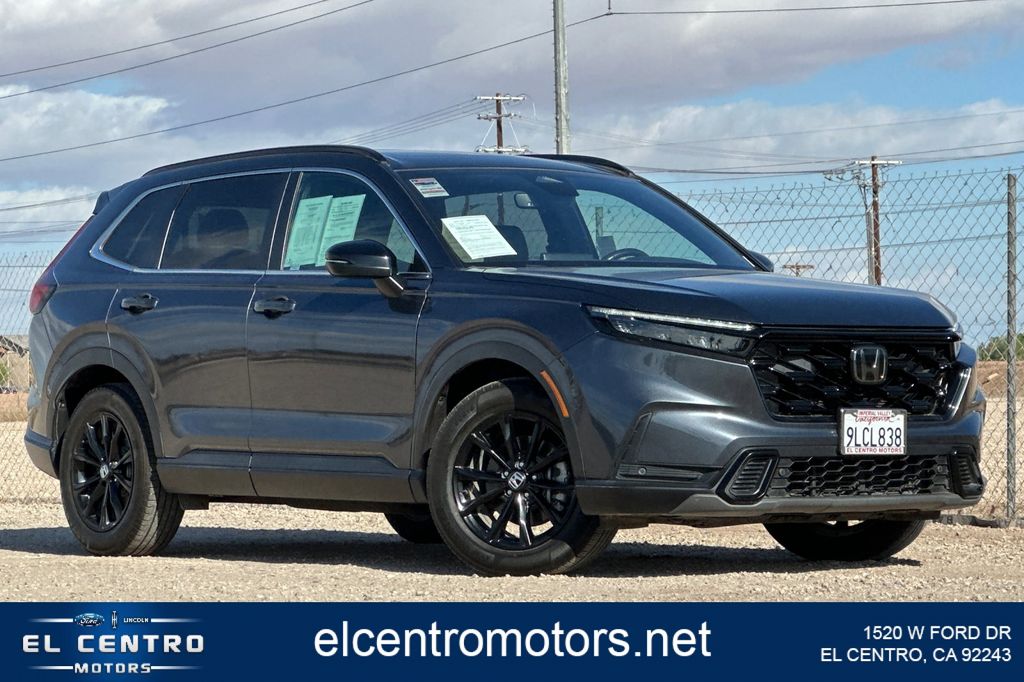 Gray 2024 Honda CR-V Hybrid Sport-L FWD SUV / Crossover Front-Wheel Drive Continuously Variable Transmission