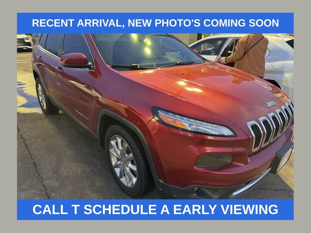 Deep Cherry Red Crystal Pearlcoat 2016 Jeep Cherokee Limited FWD SUV / Crossover Front-Wheel Drive 9-Speed Automatic