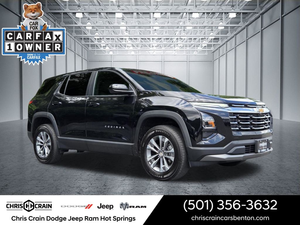 Black Metallic 2025 Chevrolet Equinox SUV / Crossover Front-Wheel Drive Continuously Variable Transmission