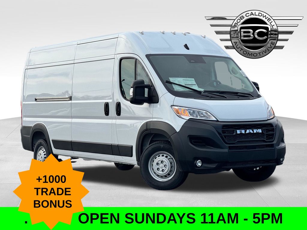 Bright White Clearcoat 2026 RAM ProMaster Van Front-Wheel Drive 9-Speed Automatic