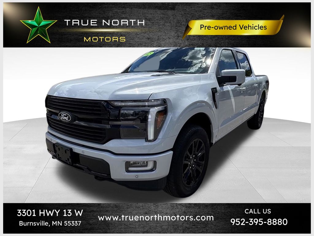 Space White Metallic 2025 Ford F-150 Pickup Truck Four-Wheel Drive Automatic