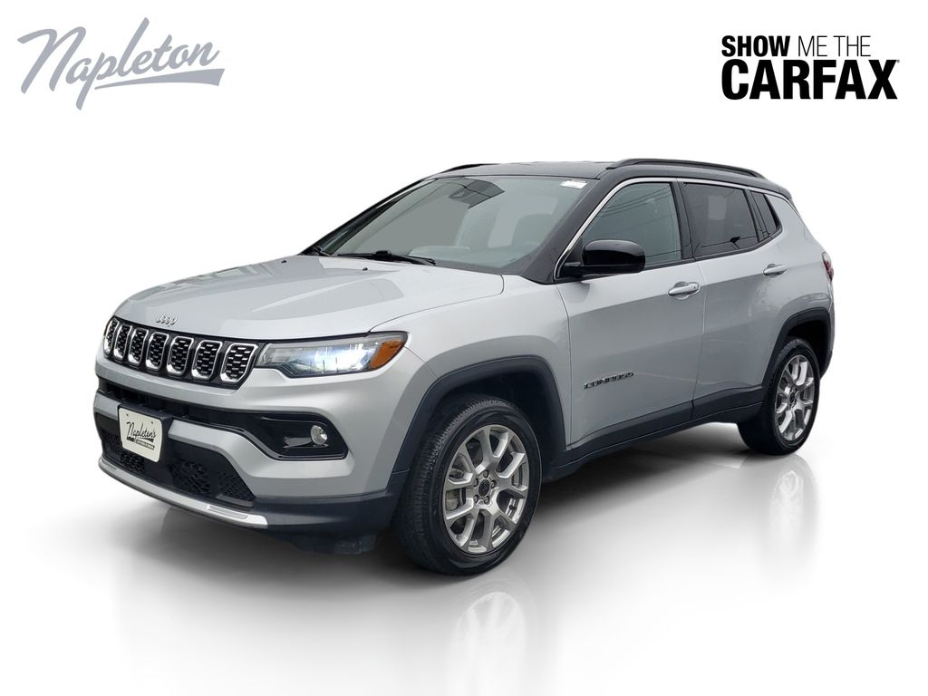 Silver Zynith Metallic Clearcoat 2025 Jeep Compass SUV / Crossover Four-Wheel Drive 8-Speed Automatic