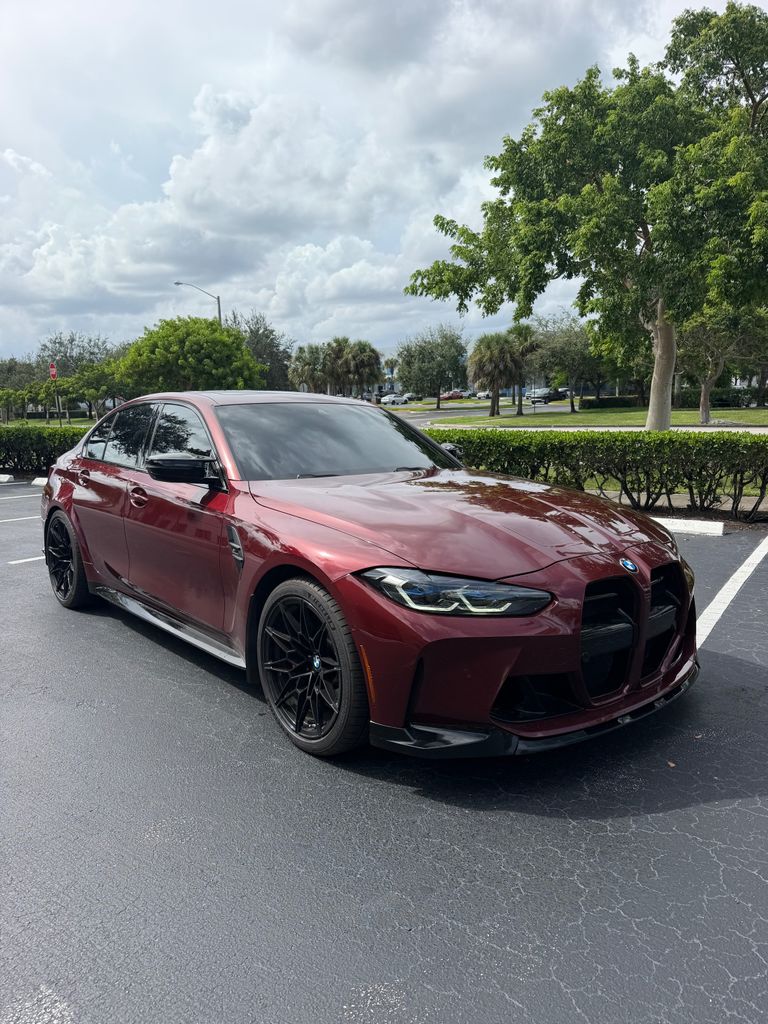 Aventurin Red Metallic 2024 BMW M3 Sedan All-Wheel Drive 8-Speed Automatic
