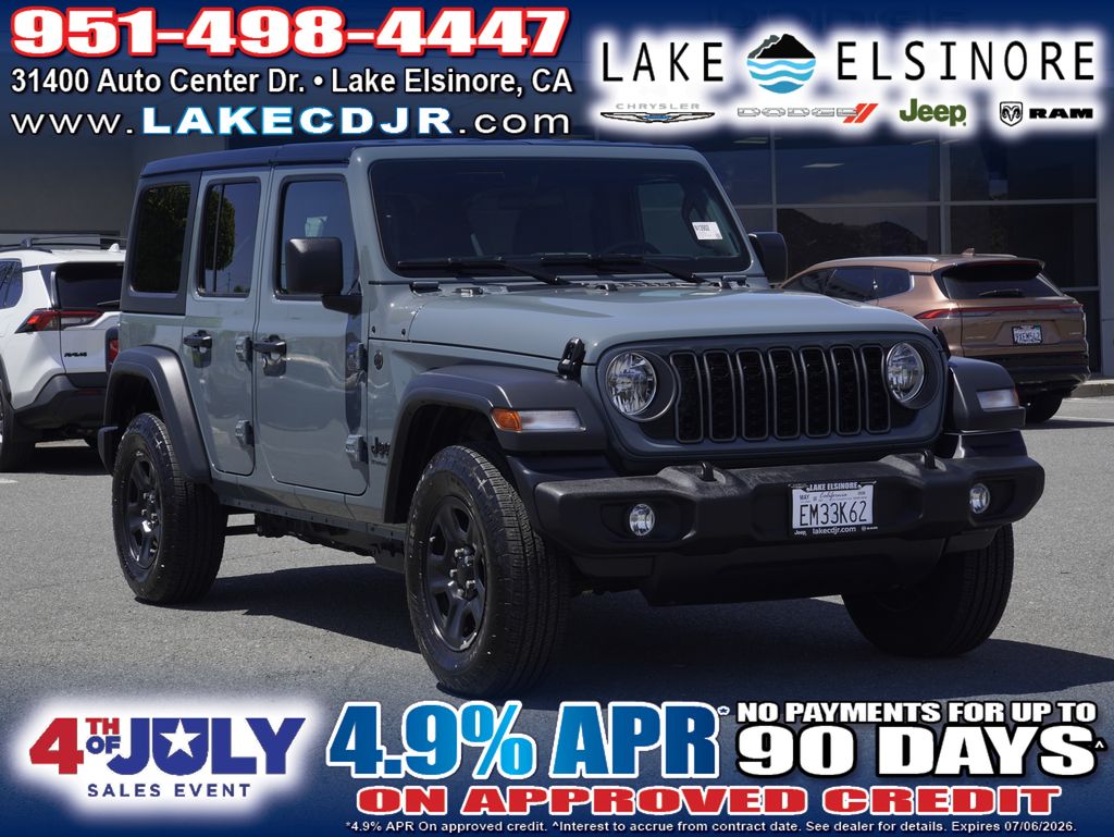 Anvil Clear Coat 2026 Jeep Wrangler SUV / Crossover Four-Wheel Drive 8-Speed Automatic