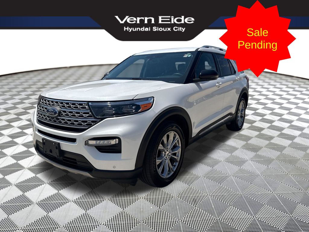 White Metallic 2024 Ford Explorer SUV / Crossover All-Wheel Drive Automatic