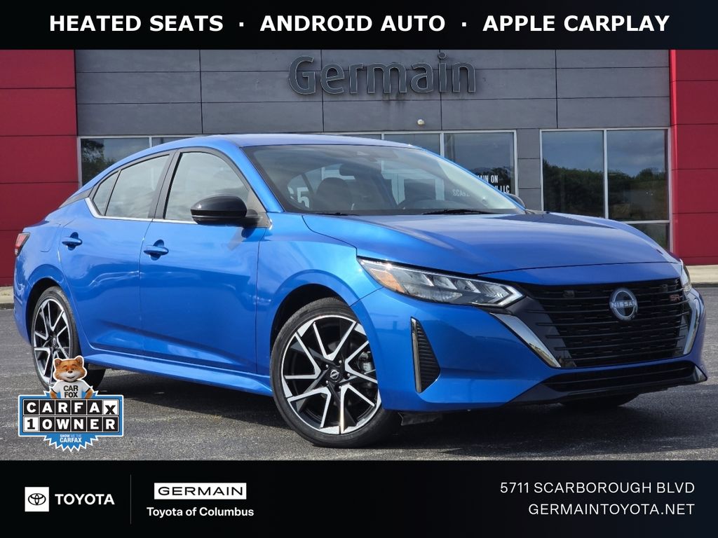 Electric Blue Metallic 2025 Nissan Sentra Sedan Front-Wheel Drive Continuously Variable Transmission