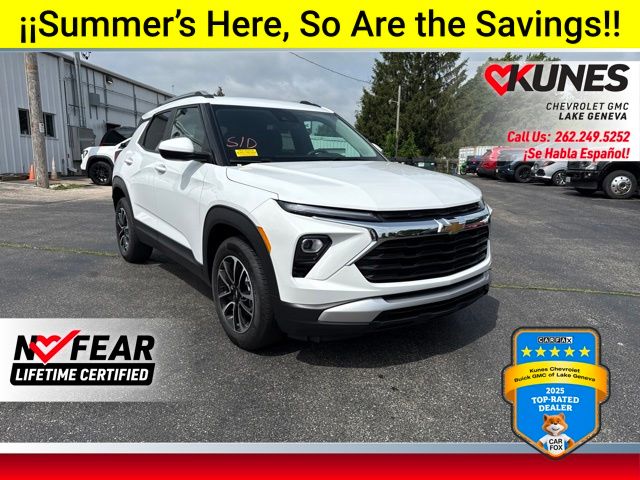 Summit White 2025 Chevrolet Trailblazer SUV / Crossover Front-Wheel Drive Continuously Variable Transmission