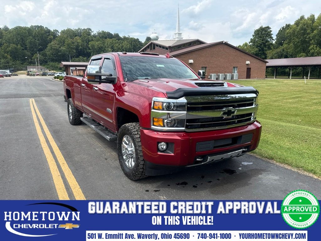 Cajun Red Tintcoat 2019 Chevrolet Silverado 3500HD Pickup Truck Four-Wheel Drive 6-Speed Automatic