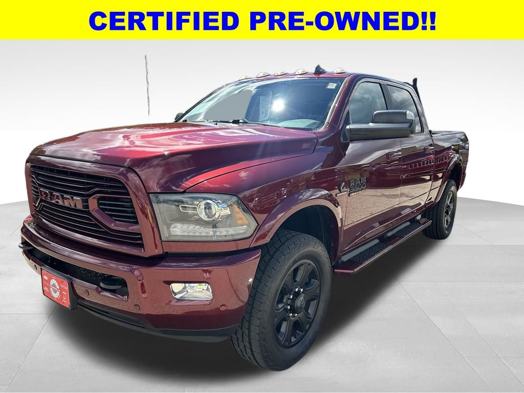 Delmonico Red Pearlcoat 2018 RAM 3500 Pickup Truck Four-Wheel Drive 6-Speed Automatic