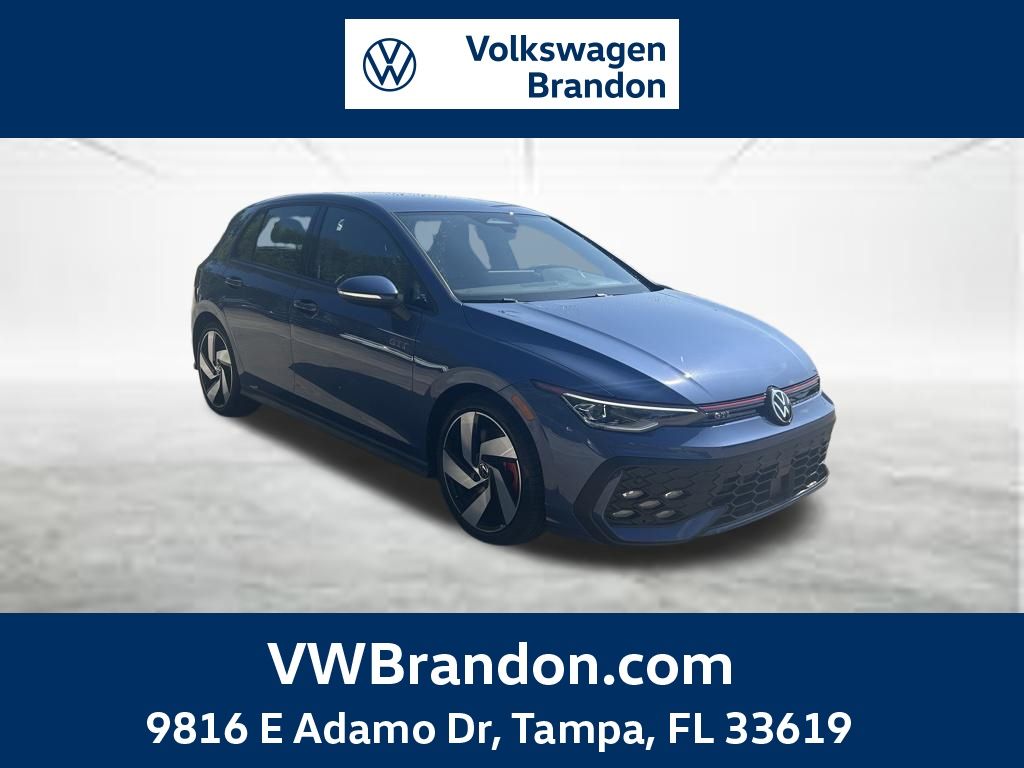 Slate Blue 2026 Volkswagen Golf GTI Hatchback Front-Wheel Drive 7-Speed Dual Clutch
