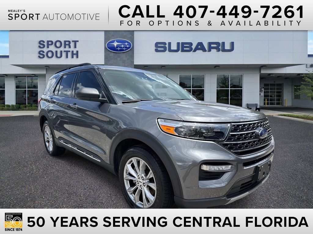 Carbonized Gray Metallic 2021 Ford Explorer SUV / Crossover All-Wheel Drive Automatic