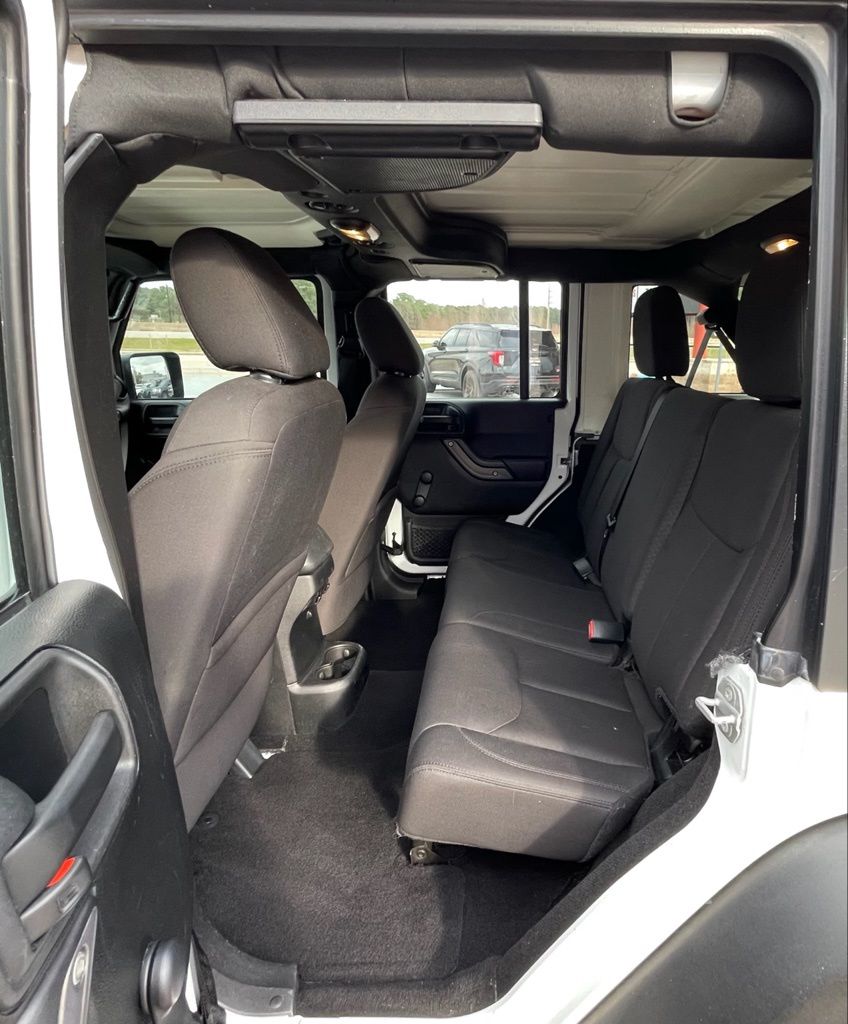 2017 Jeep Wrangler Unlimited Sport White at Classic Chevrolet Galveston
