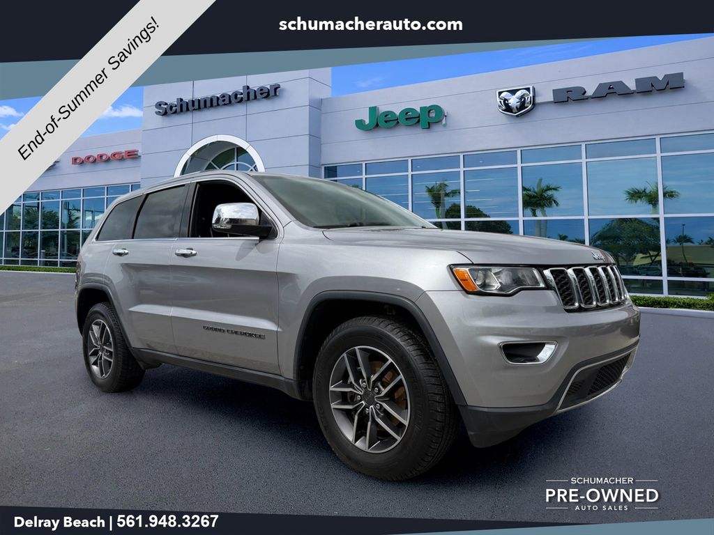 Billet Silver Metallic Clearcoat 2019 Jeep Grand Cherokee SUV / Crossover 4X2 8-Speed Automatic