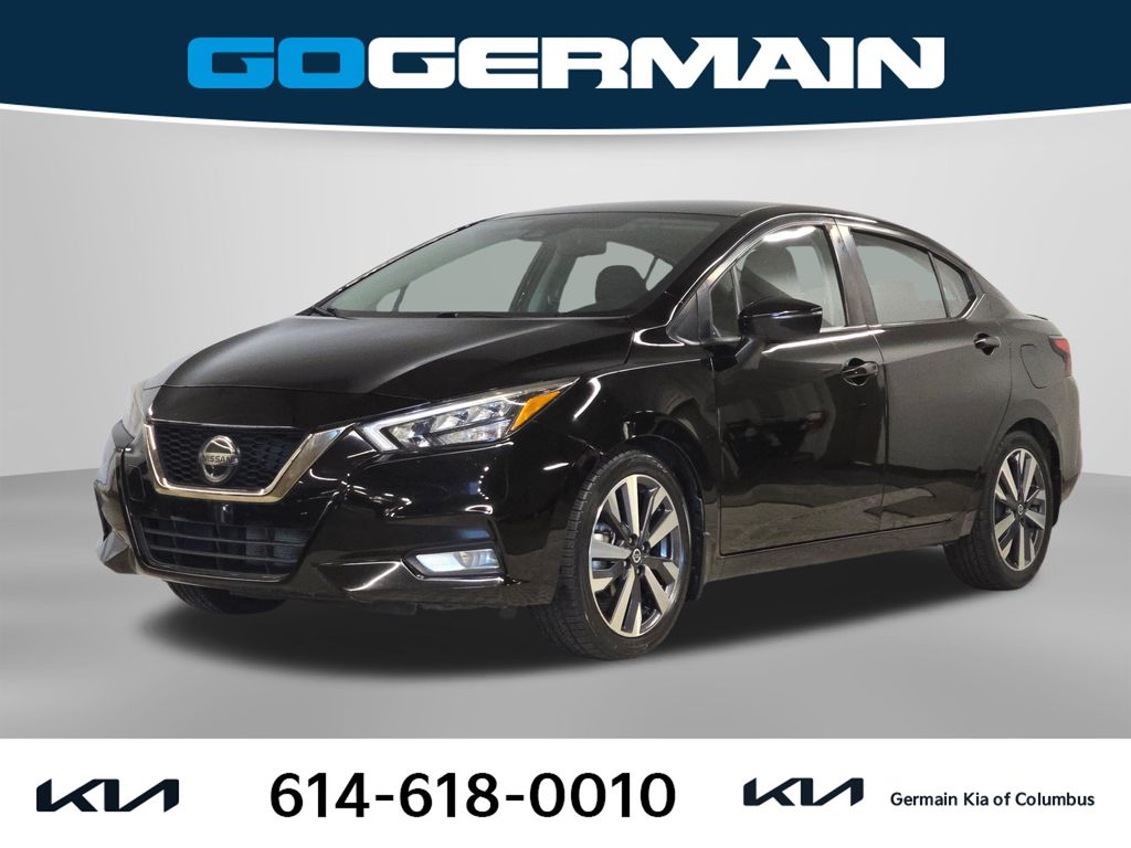 Super Black Metallic 2020 Nissan Versa SR FWD Sedan Front-Wheel Drive Continuously Variable Transmission