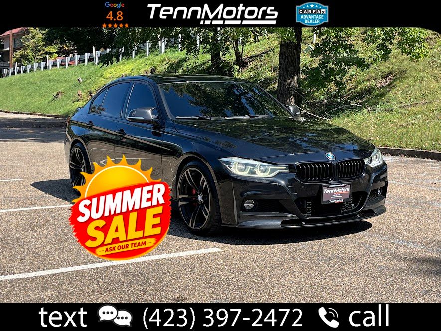 Black Sapphire Metallic 2018 BMW 3 Series Sedan All-Wheel Drive 8-Speed Automatic