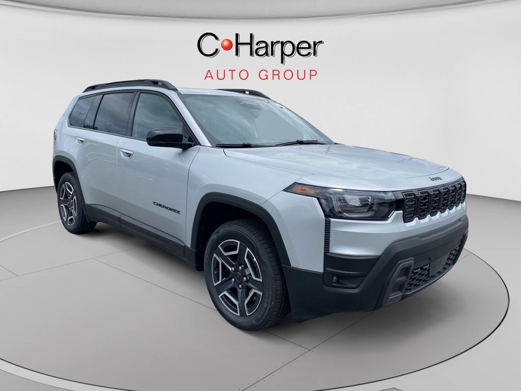 Silver Zynith Clearcoat 2026 Jeep Cherokee SUV / Crossover Four-Wheel Drive Continuously Variable Transmission