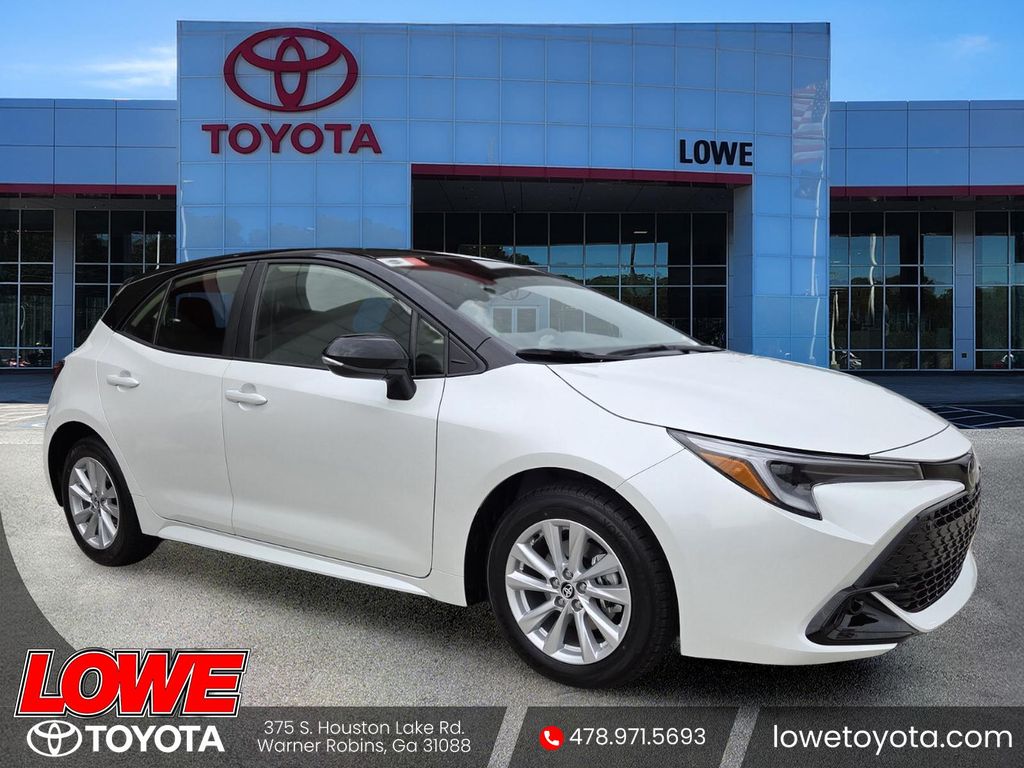 Midnight Black Metallic 2026 Toyota Corolla Hatchback Hatchback Front-Wheel Drive Continuously Variable Transmission