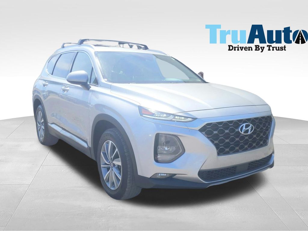 Shimmering Silver Pearl 2020 Hyundai Santa Fe SUV / Crossover Front-Wheel Drive 8-Speed Automatic