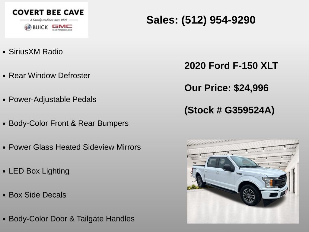 Used Car 2020 Ford F-150  Xlt For Sale Under $25,000 In Austin, Texas