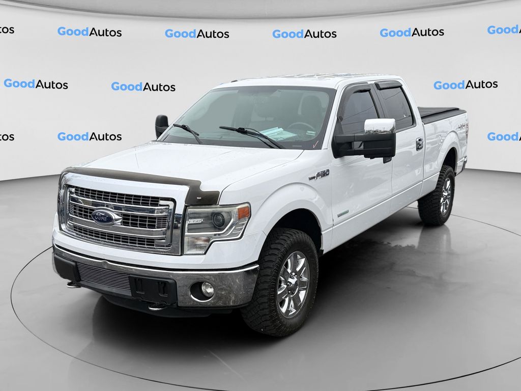 Oxford White 2014 Ford F-150 XLT SuperCrew 4WD Pickup Truck Four-Wheel Drive 6-Speed Automatic
