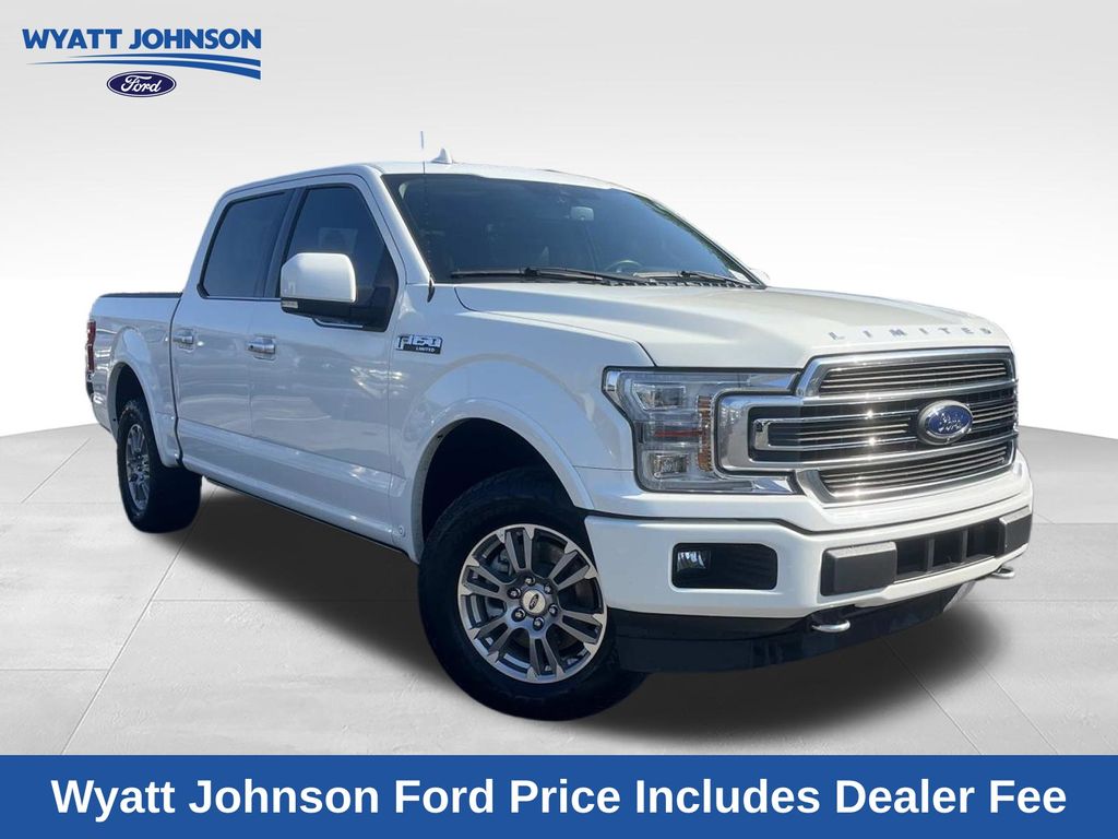 White Metallic 2020 Ford F-150 Pickup Truck Four-Wheel Drive Automatic