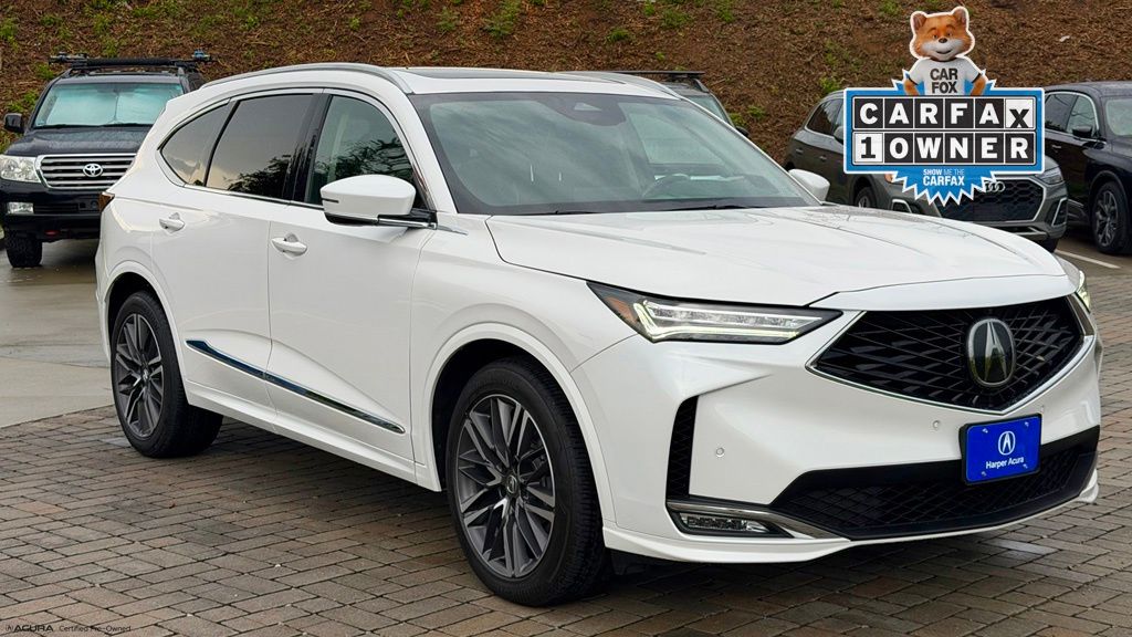 Platinum White Pearl 2025 Acura MDX SUV / Crossover All-Wheel Drive Automatic