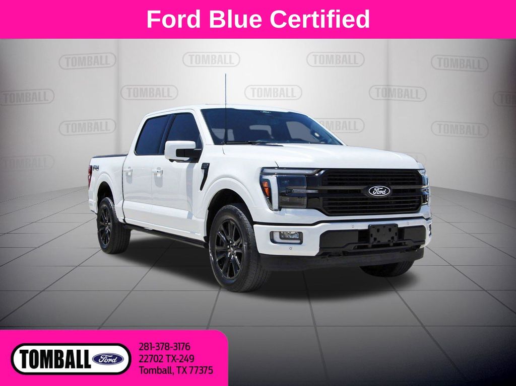 White Metallic 2024 Ford F-150 Pickup Truck Four-Wheel Drive Automatic