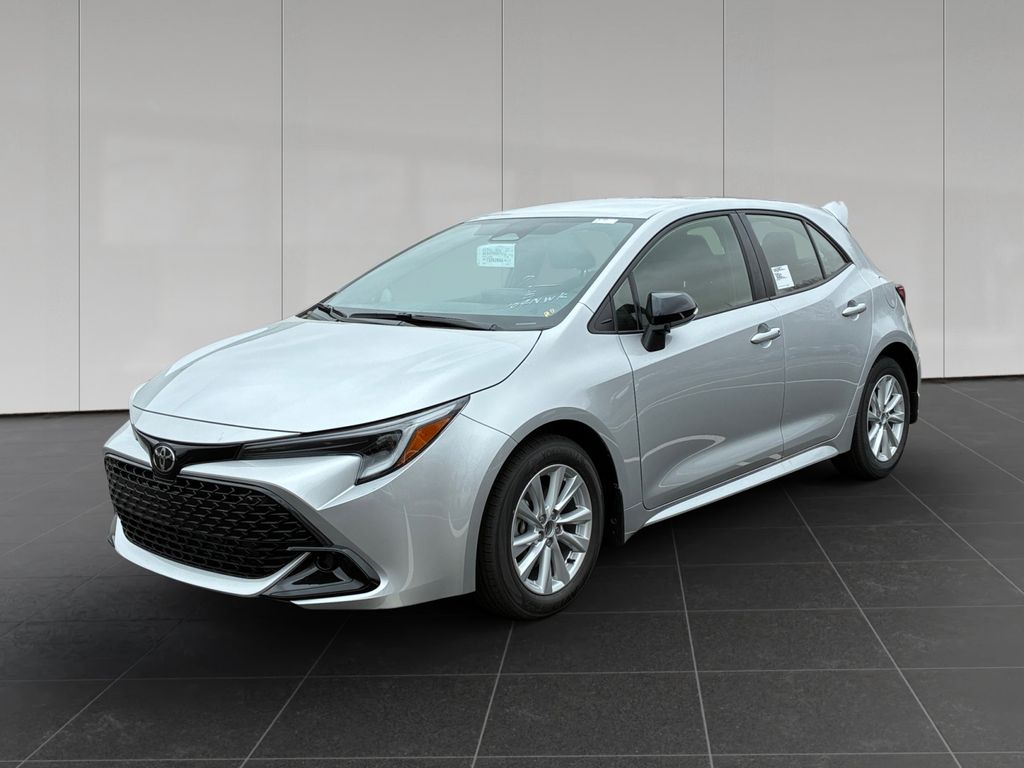 Classic Silver Metallic 2026 Toyota Corolla Hatchback SE FWD Hatchback Front-Wheel Drive Continuously Variable Transmission