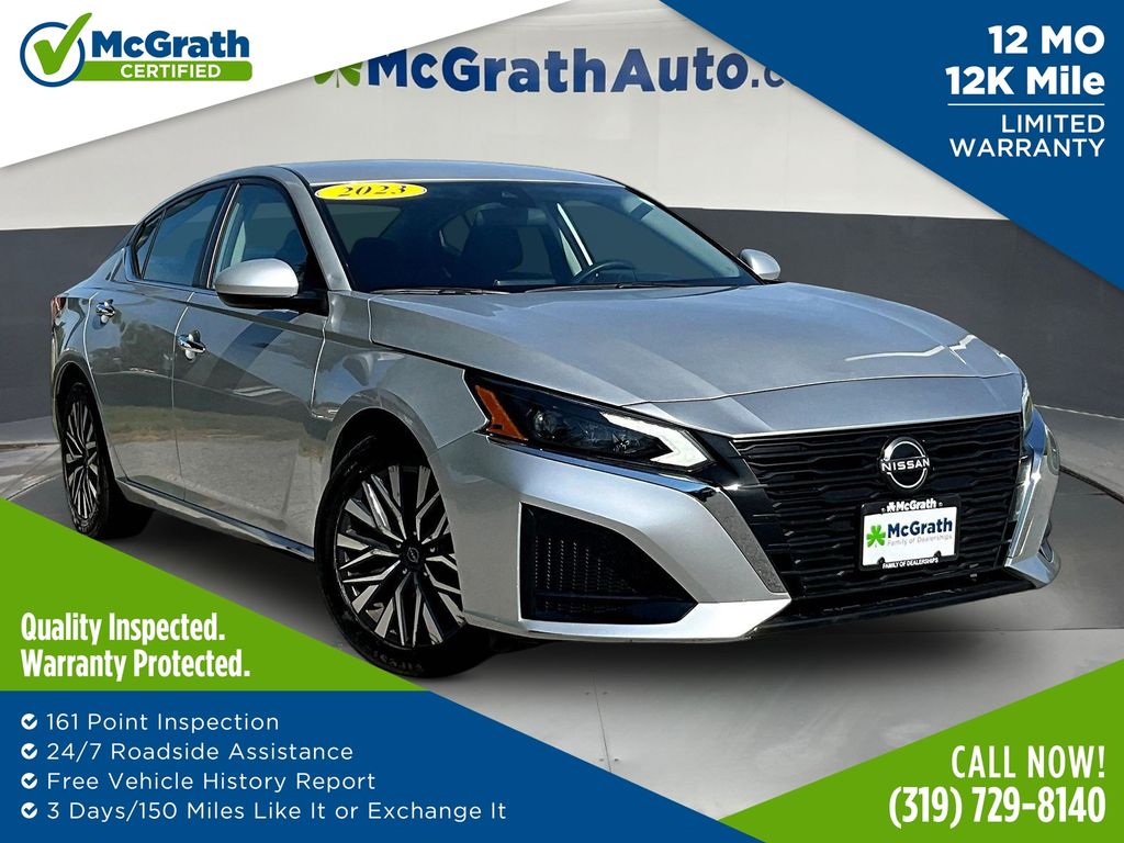 Brilliant Silver Metallic 2023 Nissan Altima Sedan Front-Wheel Drive Continuously Variable Transmission