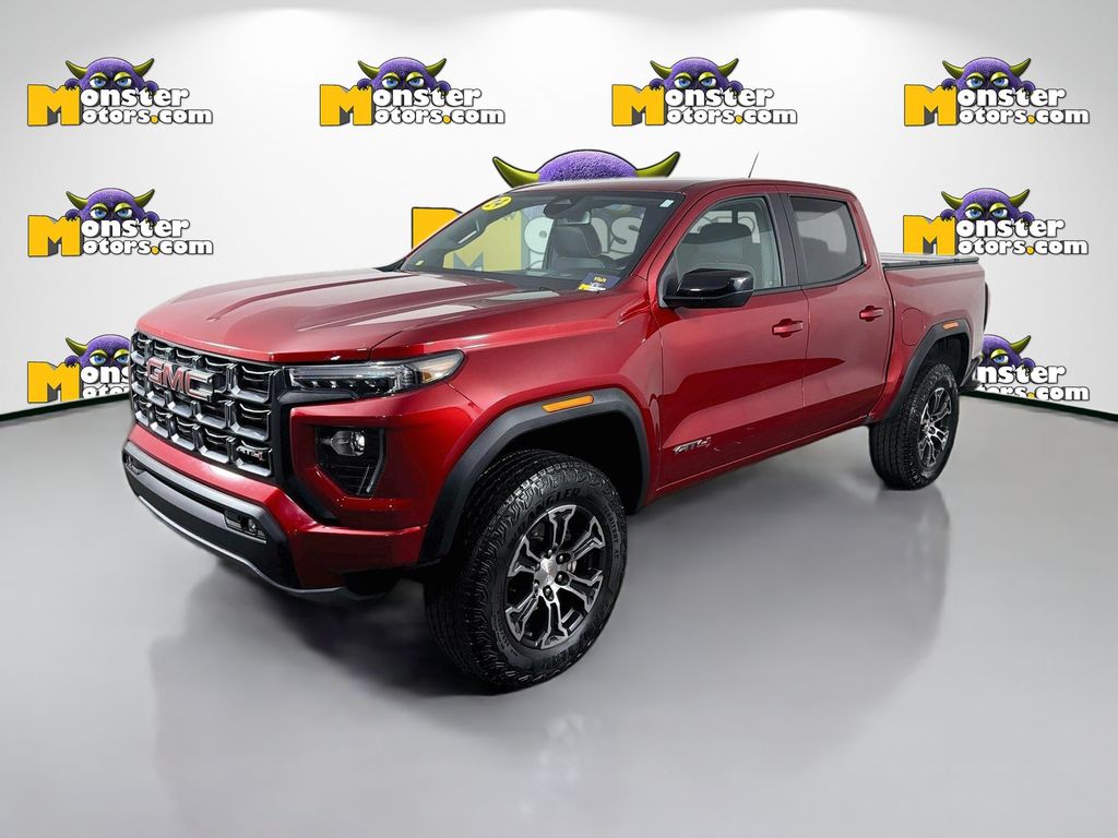 Volcanic Red Tintcoat 2024 GMC Canyon Pickup Truck Four-Wheel Drive 8-Speed Automatic