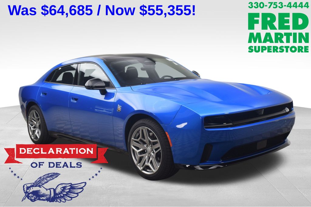 Bludicrous 2026 Dodge Charger Scat Pack Sedan AWD Sedan All-Wheel Drive 1-Speed Automatic