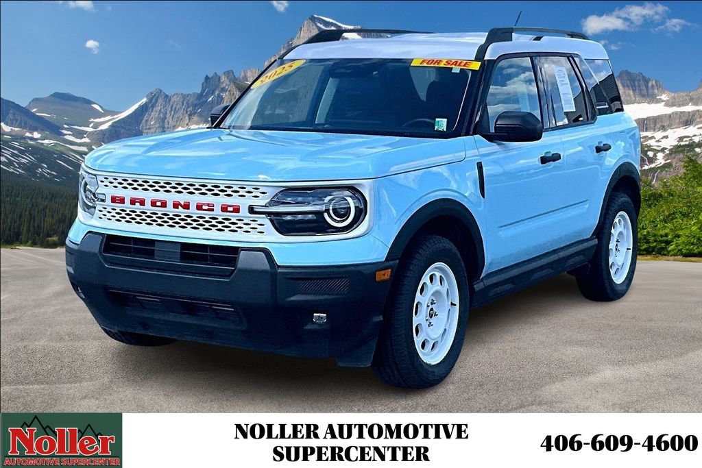 Blue 2025 Ford Bronco Sport Heritage AWD SUV / Crossover All-Wheel Drive 8-Speed Automatic