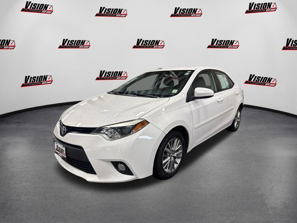 Super White 2014 Toyota Corolla LE Plus Sedan Front-Wheel Drive Continuously Variable Transmission