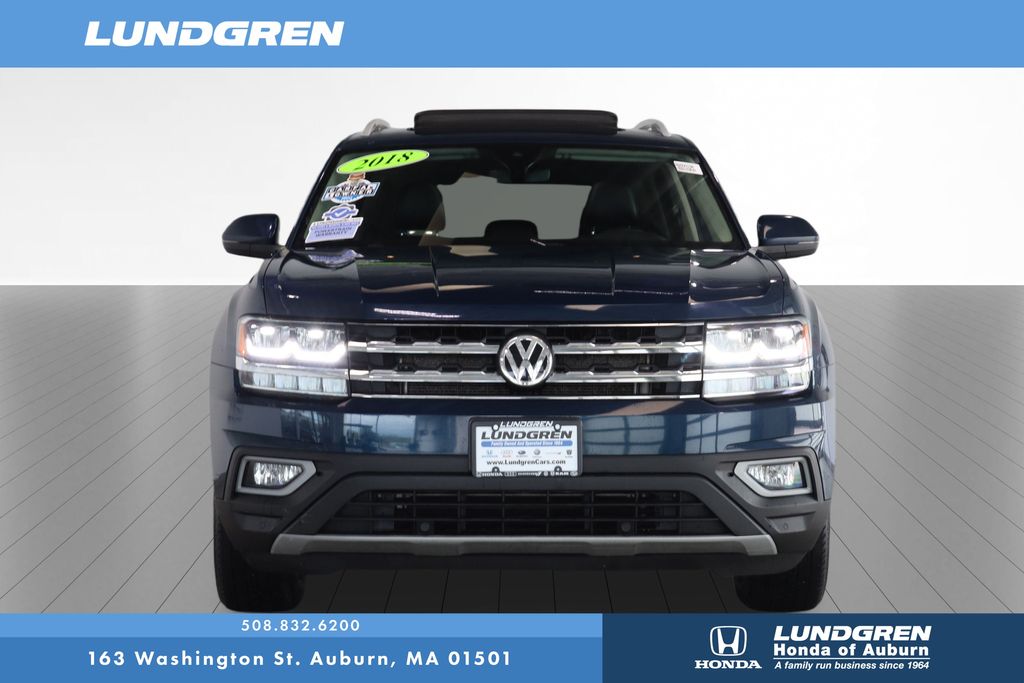 Used 2018 Volkswagen Atlas SEL with VIN 1V2MR2CA9JC547029 for sale in Auburn, MA